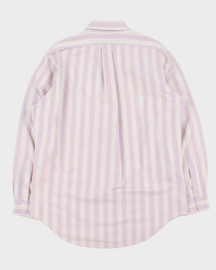 Vintage 1990s Ralph Lauren Striped Long Sleeve Shirt - L
