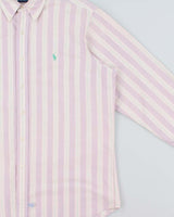 Vintage 1990s Ralph Lauren Striped Long Sleeve Shirt - L