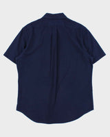 Vintage Ralph Lauren Slim Fit Seer Sucker Short Sleeve Shirt - XL