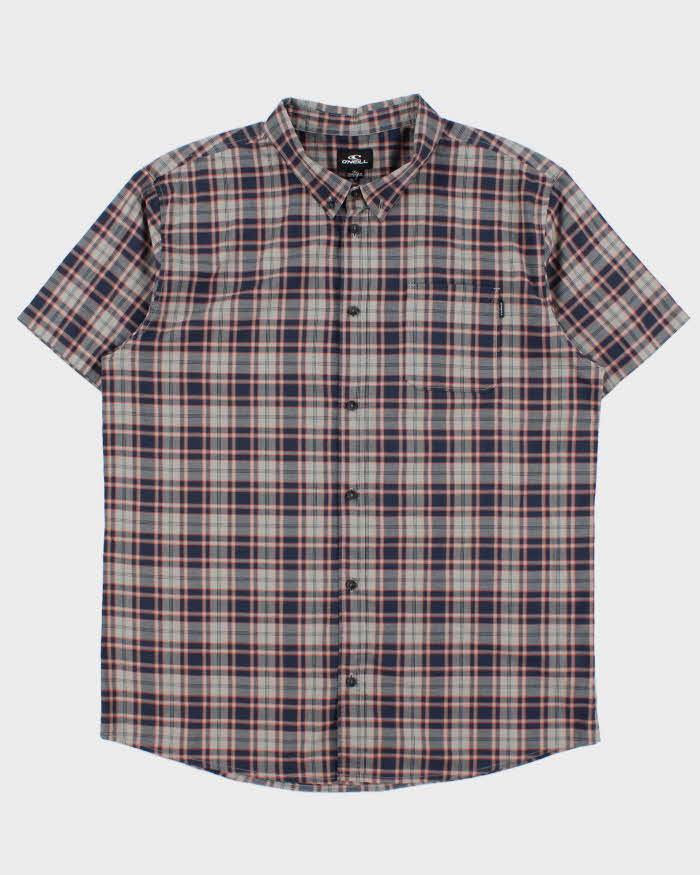 Vintage 00s O'Neill Check Short Sleeve Shirt - XL