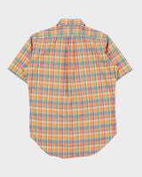 Vintage Y2K 00s Ralph Lauren Plaid Classic Fit Short Sleeve Shirt - S