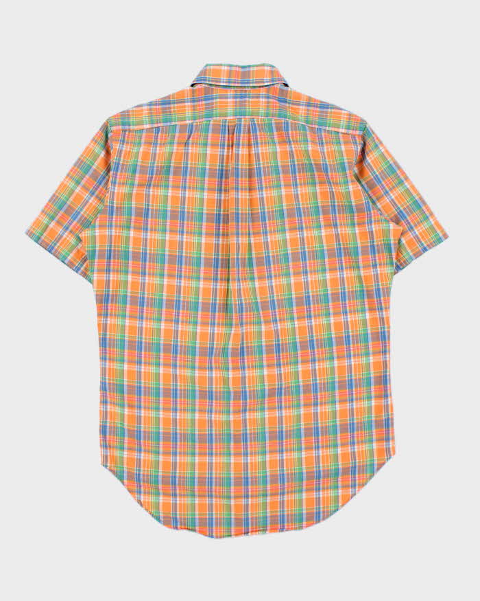 Vintage Y2K 00s Ralph Lauren Plaid Classic Fit Short Sleeve Shirt - S