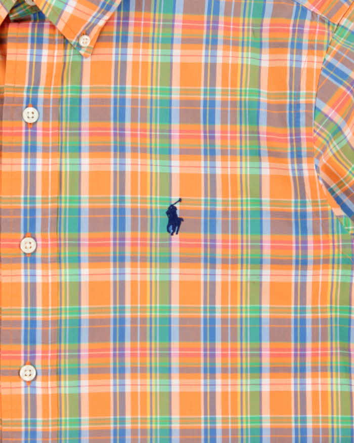 Vintage Y2K 00s Ralph Lauren Plaid Classic Fit Short Sleeve Shirt - S