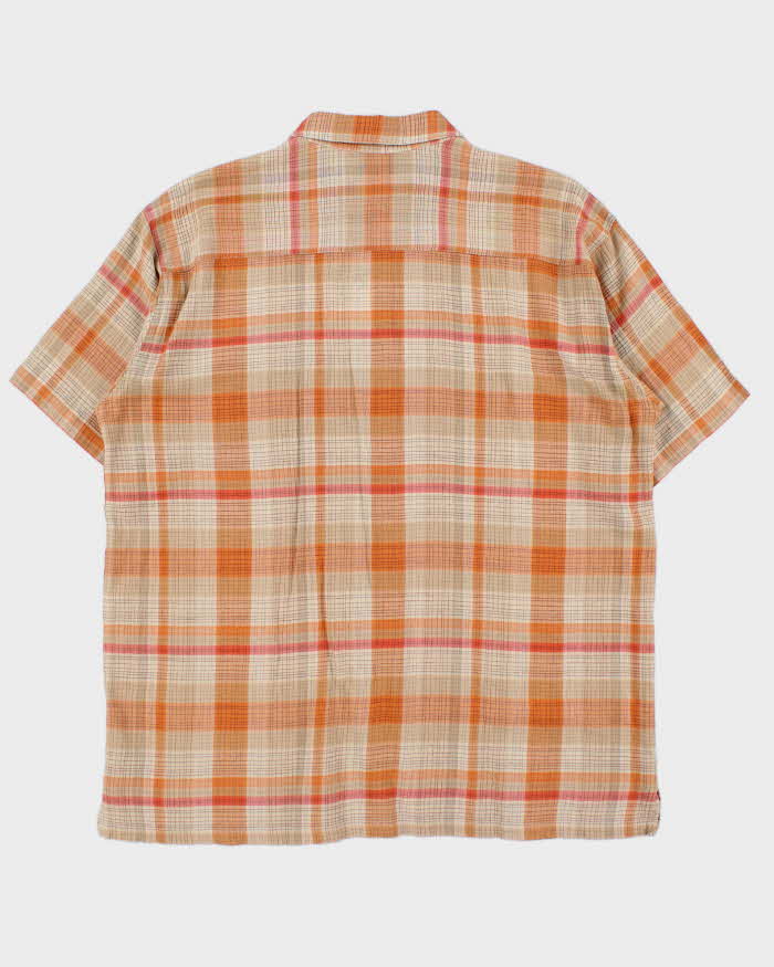 Vintage Y2K 00s Patagonia Organic Plaid Short Sleeve Adventure Shirt - L