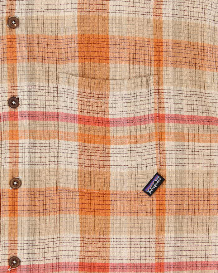 Vintage Y2K 00s Patagonia Organic Plaid Short Sleeve Adventure Shirt - L
