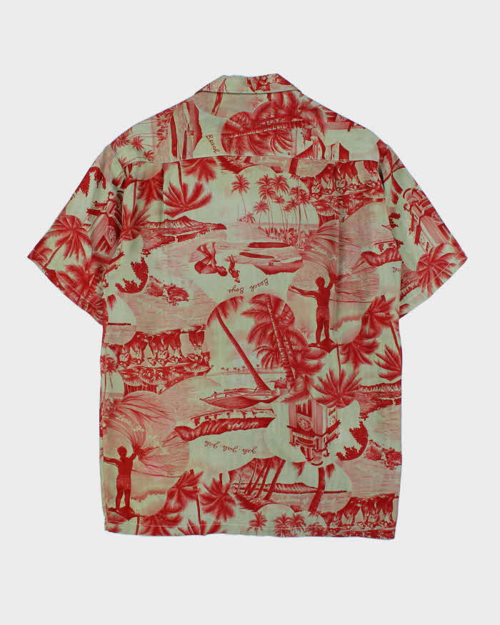 Vintage 1980s The Beach Boys Sherry Halt Aloha Hawaiian Shirt - S