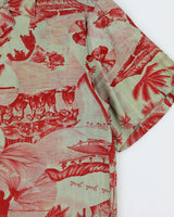 Vintage 1980s The Beach Boys Sherry Halt Aloha Hawaiian Shirt - S