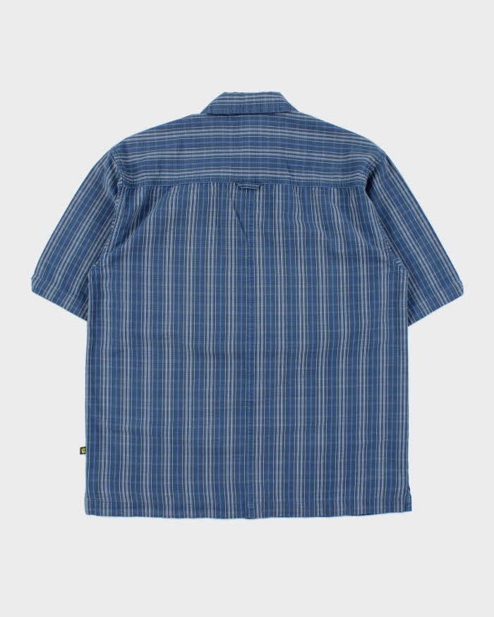 Vintage Y2K 00s The North Face A5 Series Striped Short Sleeve Shirt - S