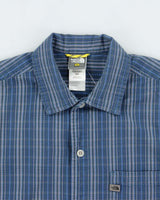 Vintage Y2K 00s The North Face A5 Series Striped Short Sleeve Shirt - S