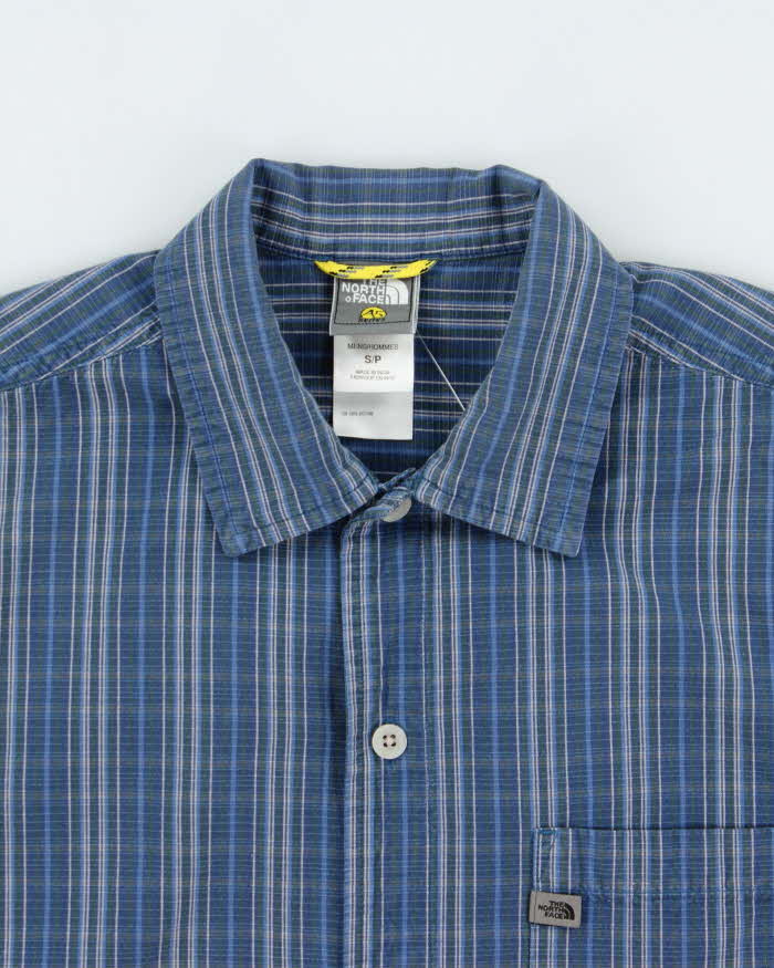 Vintage Y2K 00s The North Face A5 Series Striped Short Sleeve Shirt - S