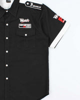 Vintage Y2K 00s Mercedes Benz F1 Racing Embroidered Short Sleeve Shirt - XXL