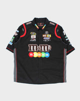 Vintage Y2K 00s JH Design M&amp;M Kyle Busch Nascar Short Sleeve Racing Shirt - XXL