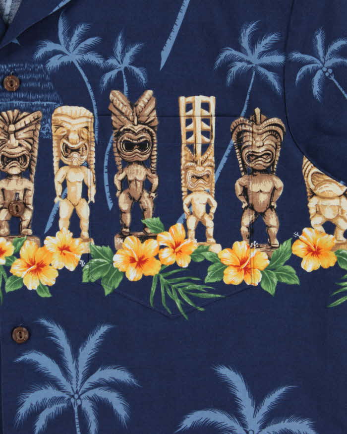 Vintage 1990s Ky's Made In USA Hawaiian Shirt - M