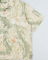 Vintage Y2K 00s Kahala Silk &amp; Linen Floral Hawaiian Shirt - XL