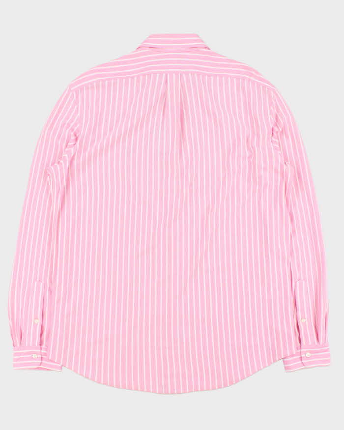 Vintage Ralph Lauren Striped Oxford Knit Long Sleeve Shirt - XL