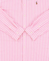 Vintage Ralph Lauren Striped Oxford Knit Long Sleeve Shirt - XL