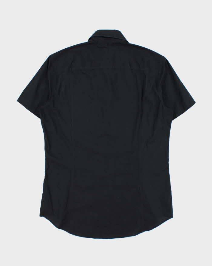 Vintage Y2K 00s Benetton Slim Fit Short Sleeve Pocket Shirt - L