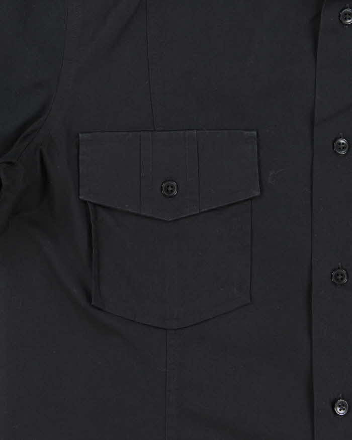 Vintage Y2K 00s Benetton Slim Fit Short Sleeve Pocket Shirt - L