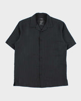 Vintage Y2K 00s Alfani Check Short Sleeve Bowling Shirt - S