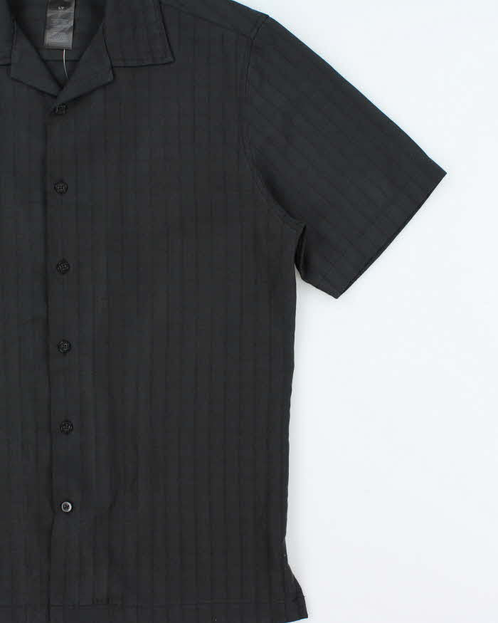 Vintage Y2K 00s Alfani Check Short Sleeve Bowling Shirt - S