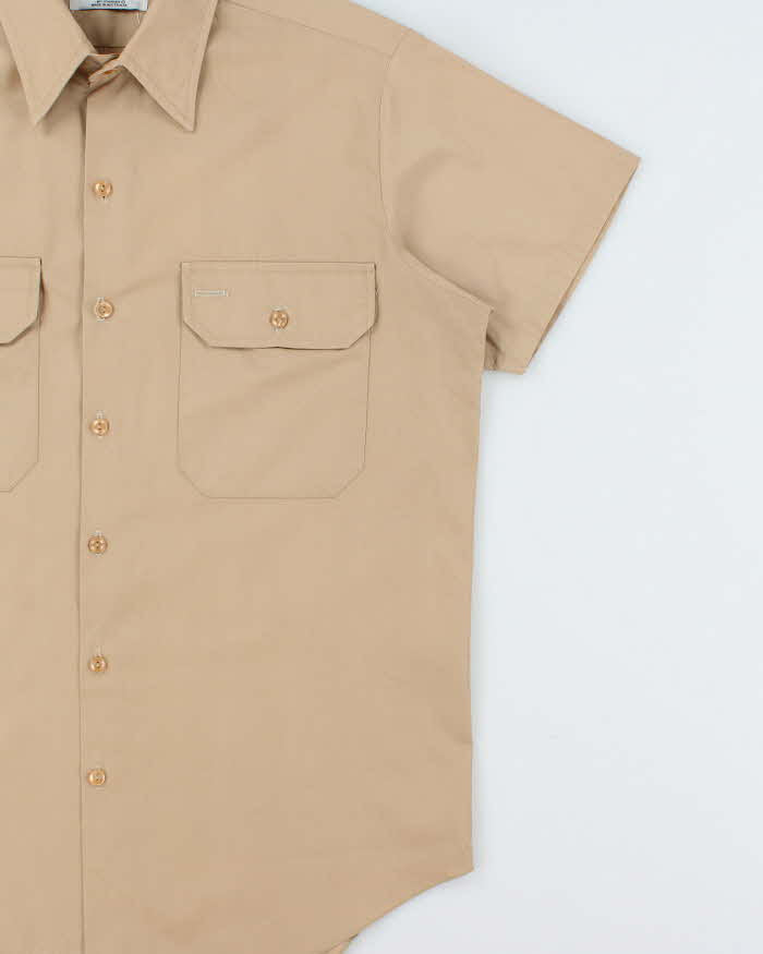 Vintage 1970s Yakka Made In Australia Short Sleeve Safari Shirt - M