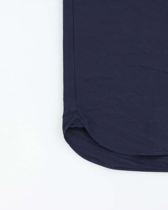 Danton France DTB0049 Navy Short Sleeve Workwear Shirt - M