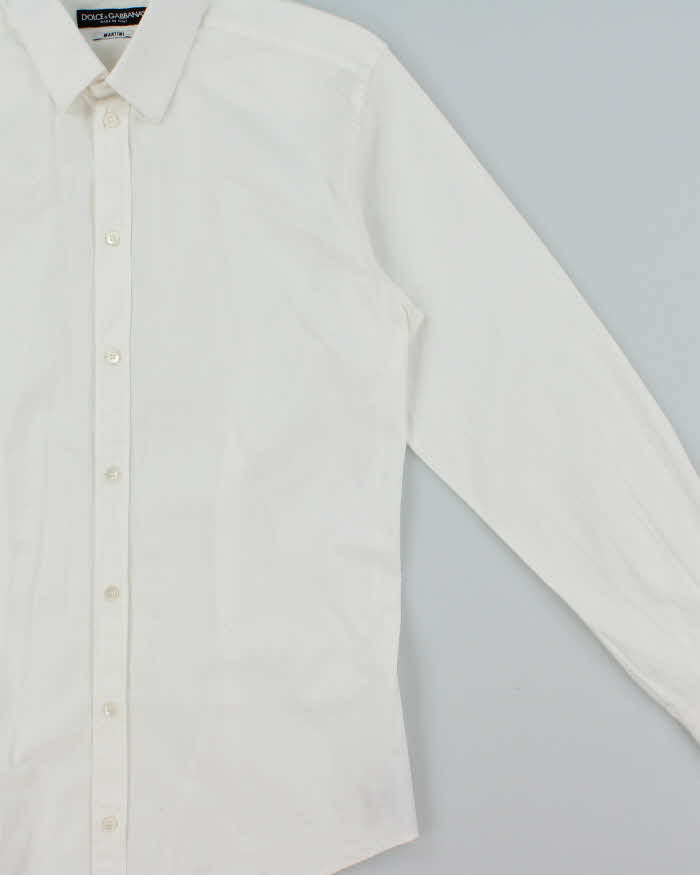 Vintage Dolce & Gabbana Martini Slim Fit Long Sleeve Shirt - M