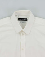 Vintage Dolce &amp; Gabbana Martini Slim Fit Long Sleeve Shirt - M