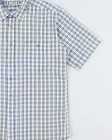 Vintage 1990s Yves Saint Check Short Sleeve Pocket Shirt - L