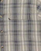 Vintage Y2K 00s The North Face Plaid Textured Stitch Short Sleeve Technical Shirt - XL