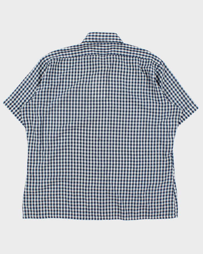 Vintage 1980s Sears Sport Life Gingham Check Short Sleeve Shirt - XL