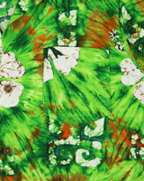 Vintage 1960s Royal Hawaiian Made In USA Heavyweight Coconut Cloth Floral Aloha Shirt - L