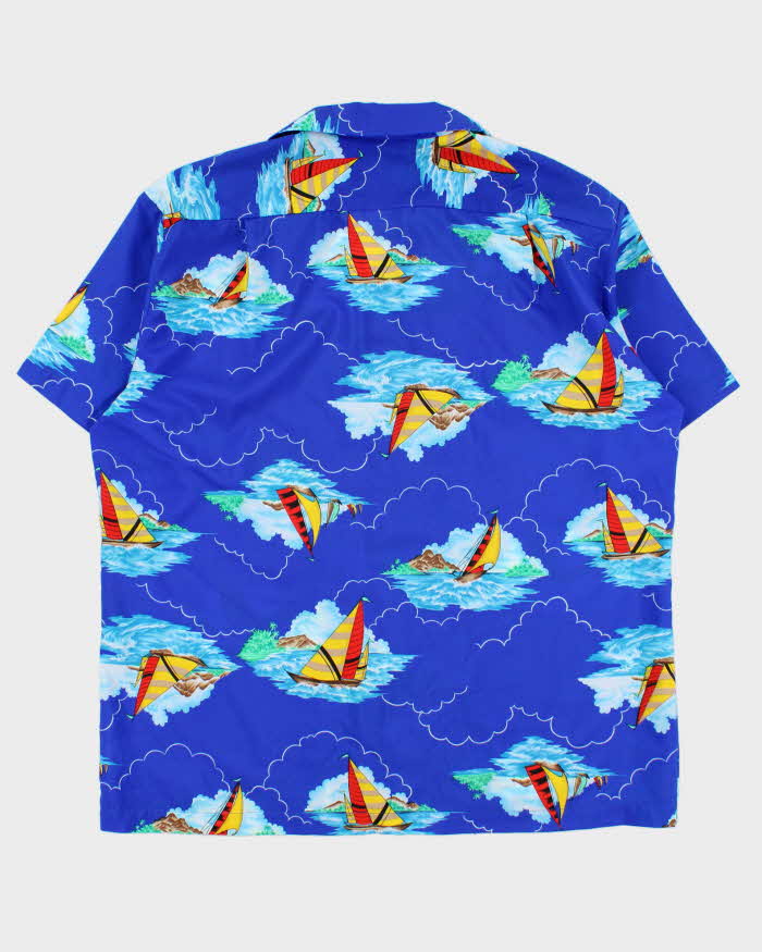 Vintage 1970s Made In USA Hawaiian Aloha Shirt - XL