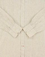 Vintage Y2K 00s Tommy Hilfiger Premium Linen Striped Long Sleeve Shirt - M