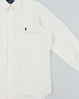 Vintage Y2K 00s Ralph Lauren Classic Fit Long Sleeve Shirt - M