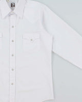 Vintage 1990s Karman Perma Press Pearl Snap Button Long Sleeve Western Shirt - M