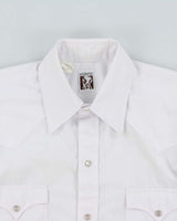 Vintage 1990s Karman Perma Press Pearl Snap Button Long Sleeve Western Shirt - M