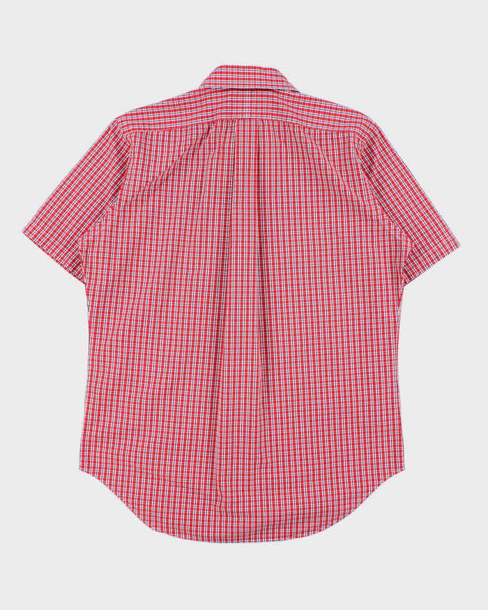 Vintage Y2K 00s Ralph Lauren Plaid Classic Fit Short Sleeve Shirt - M