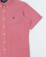Vintage Y2K 00s Ralph Lauren Plaid Classic Fit Short Sleeve Shirt - M