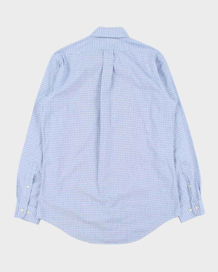 Vintage Y2K 00s Ralph Lauren Windowpane Check Classic Fit Long Sleeve Shirt - M