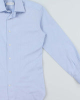 Vintage Ermenegildo Zegna Patterned Regular Fit Long Sleeve Shirt - S