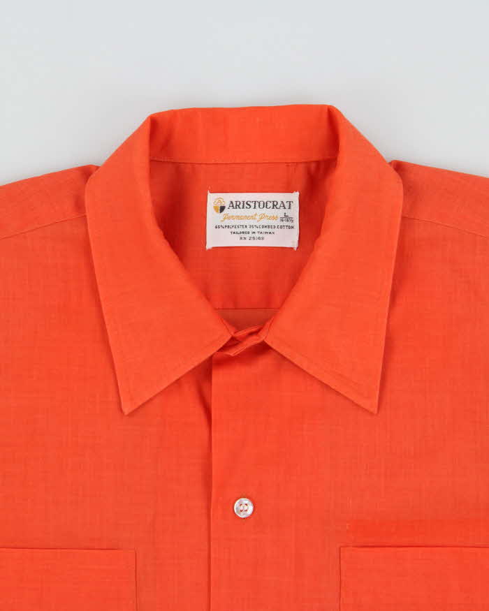 Vintage 1970s Aristocrat Perm Press Long Sleeve Shirt - L