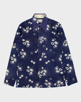 Vintage 1970s Sears 'The Shaped Shirt' Floral Perm Press Long Sleeve Shirt - M