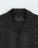 Vintage Y2K 00s Tommy Bahama Embroidered Silk Hawaiian Shirt - L