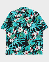 Vintage 1980s Royal Creations Made In USA Floral Hawaiian Shirt - XL