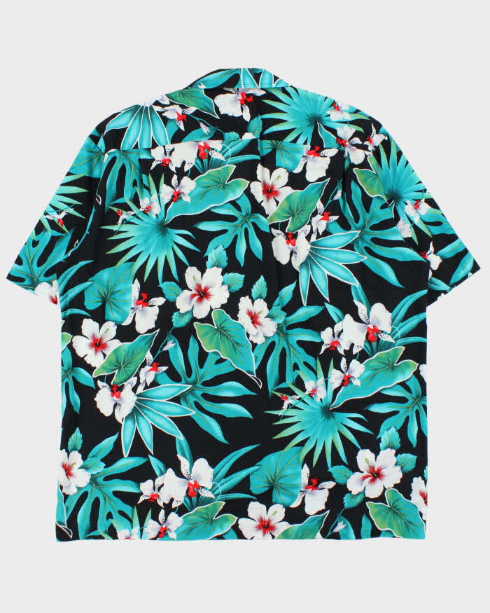 Vintage 1980s Royal Creations Made In USA Floral Hawaiian Shirt - XL
