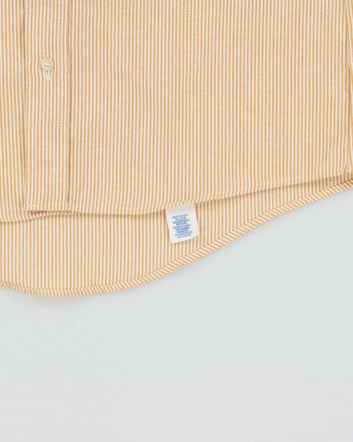 Vintage 1980s Red Kap Made In USA Striped Short Sleeve Workwear Shirt - S