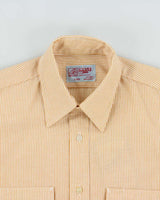 Vintage 1980s Red Kap Made In USA Striped Short Sleeve Workwear Shirt - S