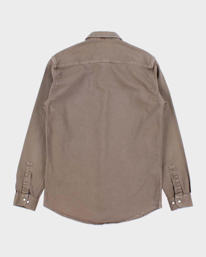 Vintage Y2K 00s G-Star Raw Khaki Denim Long Sleeve Western Shirt - M