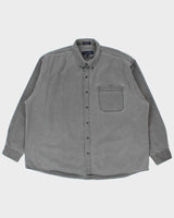 Vintage 1990s Oscar De La Renta Stonewash Denim Long Sleeve Shirt - XXL